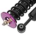 ECCPP Coilovers Struts fit for Acura for CL 2001-2003,for TL 1999-2003,for Honda for Accord 1998-2002 Height Adjustable Coilovers Suspension Kit Spring Strut Shock - Purple