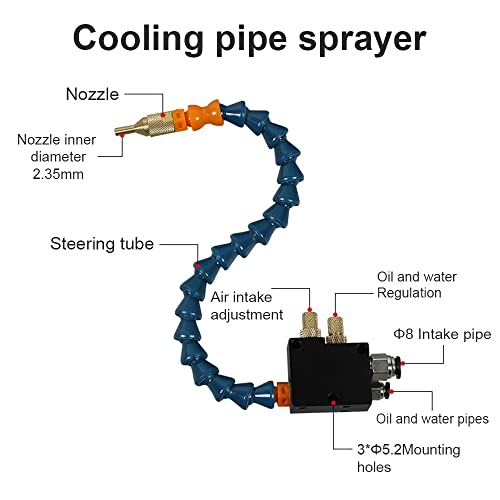 ChgImposs Versão Mist Sistema de Lubrificação Spray de Refrigeração para Corte de Metal Máquina de P