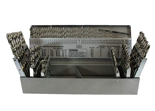 Triumph Twist Drill Co. 090560 T123 No 1-No 60 Metal Index Size Ranger 1/16-Inch-1/2 by 64ths High Speed Steel Drill Set, Bright Finish, 1-Pack Triumph Twist Drill Co. 090560 T123 No 1-No 60 Metal Index Size Ranger 1/16-Inch-1/2 by 64ths High Speed Steel Drill Set, Bright Finish, 1-Pack