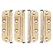 Surface Mounted Bed Rail Brackets-Bed Frame Hardware for Wood Bed Frame Headboards Footboards - Set of 4 (Screws Included)