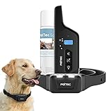 CONTROL TOTAL - Puedes ajustar la fuerza del chorro entre 5 niveles a través del mando a distancia. Si el spray no tiene efecto sobre tu perro, también puedes usar las señales sonoras con diferentes frecuencias. Además, puedes controlar 2 collares diferentes con un solo mando. Ningún otro collar del mercado te ofrece tanto control.