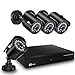 XVIM 1080P Home Security Camera System 4CH CCTV DVR Recorder 4pcs Full HD 1080P 1920TVL Indoor Outdoor Waterproof Surveillance Cameras Night Vision, Motion Alert, Easy Remote Access (No Hard Drive)