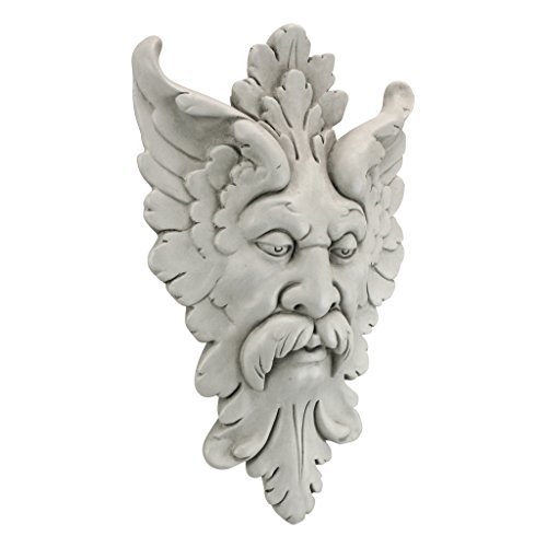 Design Toscano Os6111 Michelangelo's Florentine Man, Greenman Wall Sculpture, Antique Stone #TOP25