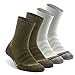 LIUZH 4 Paires Chaussettes De Course Unisexe évacuant l'humidité Coussin Crew Randonnée Chaussettes (Color : C, Size : L)