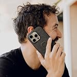 Peak Design Mobile Everyday Phone Case for iPhone 16 Pro Max, Charcoal, Slim Profile, Drop Protection, Weatherproof Fabric Shell, SlimLink Connects to Mobile Mounts & Gear Gray - Image 6