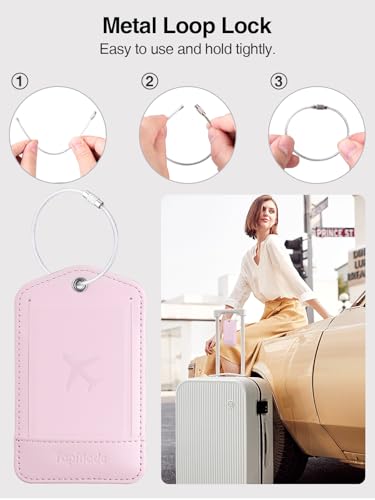 Image of TopMade Luggage Tags, Works with Apple Find My, Smart Suitcase Tag Tracker