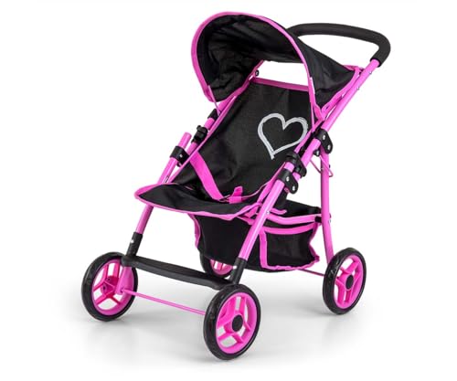 Poussette poupée Milly Mally Natalie Prestige Noir pour enfant