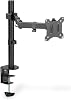 Digitus Monitor Holder - Table Clamp - 1 Monitor - Up to 32 Inches - Up to 8 Kg - Vesa 75X75, 100X100 - Black, Da-90399