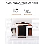LOVEVOOK 40L Travel Backpack for Women Men, Large Carry on Backpack for Airplanes TSA Personal Item Travel Bag fits 15.6" Laptop, Waterproof Weekender Essentials Airline Approved with 2 Packing Cubes - Image 3