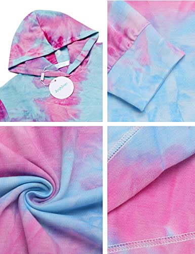 Image of Arshiner Girl's 2 Piece Rayon Print Pullover Kaftan Sweatpants Set