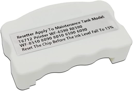 Waste Ink Chip Resetter Compatible with Workforce Pro WF 6090 WF 6590 WF 8010 WF 8090 WF 8590 WF 8510 R8590 R8090 R6590 R8010 Printer