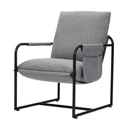Sillón Plegable Confort Lino Gris miniatura 1