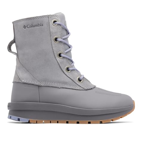 Columbia Womens Moritza Shield Omni-Heat Insulated Snow Boot, Titanium Grey Steel/New Moon, 9.5