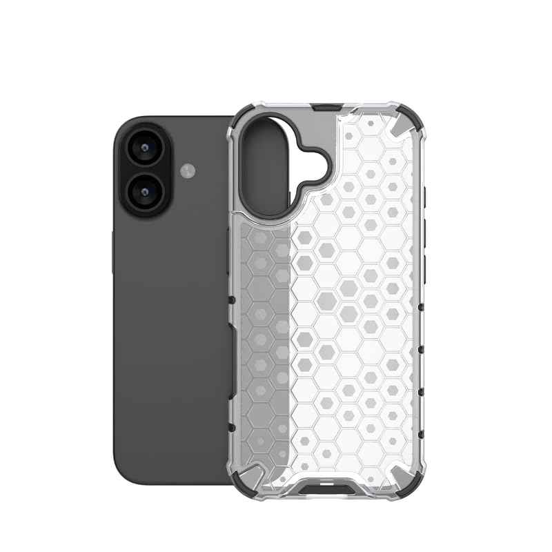 Image of Plastic Bumper Back Case Cover for iPhone 17 (Transparent)