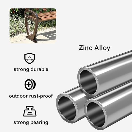 Weatherproof Backless Loveseat, Stylish Metal Outdoor Bench for Patio & Yard, Durable Entryway Seating – Perfect for Garden, Deck, and Backyard Use