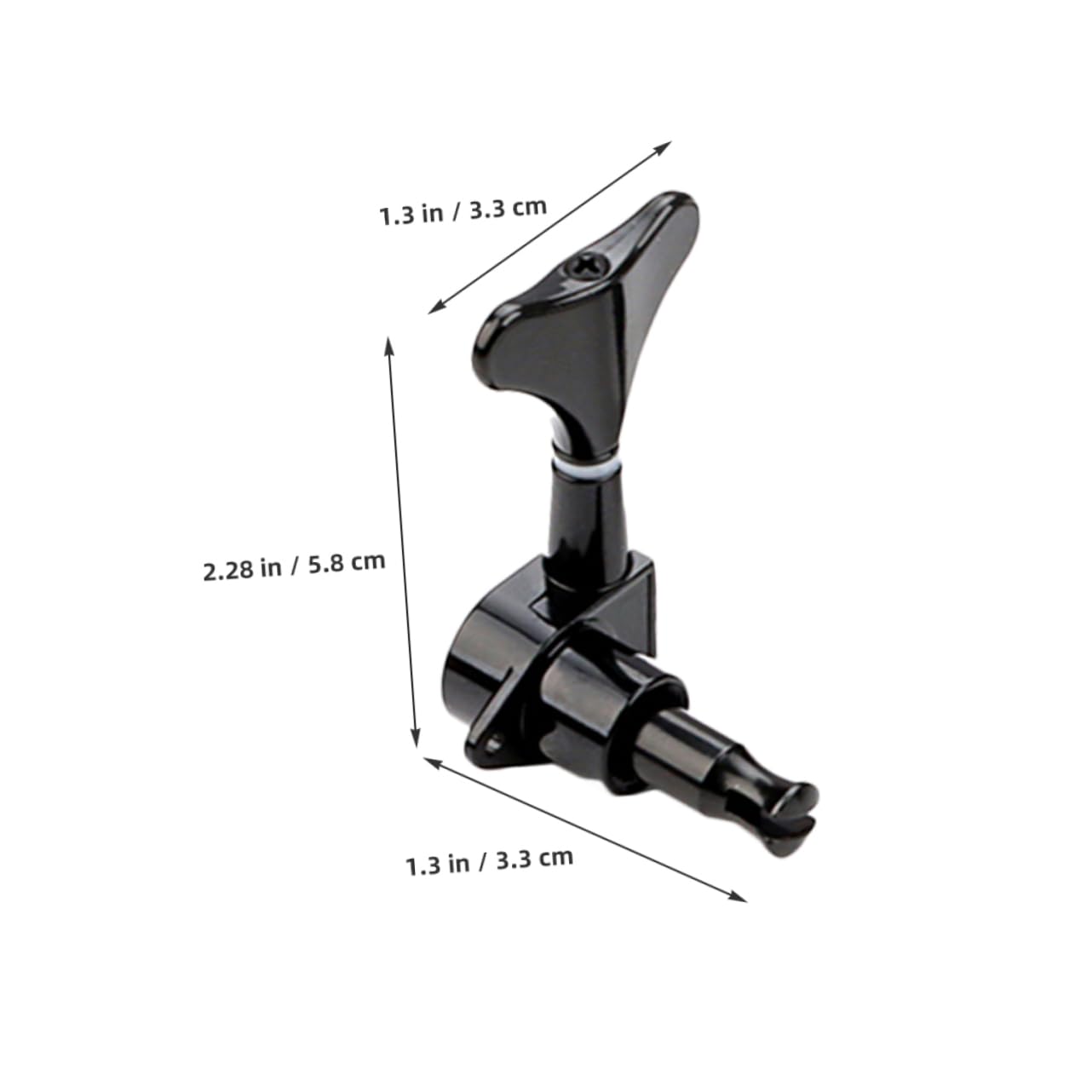ibasenice 4pcs Bass Tuners Tuning Pegs Machine Heads Bass String Tuning Key Musical Instrument Tuning Key Easy to Cle