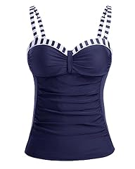 Navy Blue White Stripes