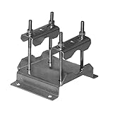 Wandabstand des Mastes ca. 37 mm) / Grundplatte: 168 x 130 mm) / Mittenabstand der Befestigungs-Löcher: 147 x 92 mm