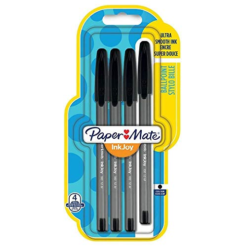 Paper Mate 1956714 Inkjoy 100 Fineliner Pen - Black (Pack Of 4)