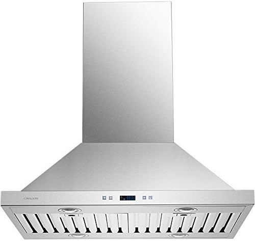 CAVALIERE 30" Island Mounted Stainless Steel Kitchen Range Hood 900 CFM SV218B2-I30
