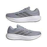 adidas Uniseks Response Runner 2 Running Shoes, Halo Silver/Core Black/Grey, 45 1/3 EU
