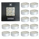 Axiom Home Tealight Candles - Smokeless Small Tea Candles with 4 Hours Extended Burn Time -Made of A