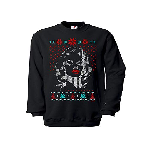 Pull chanteuse de Noël années 50 Copytec #35839 noir XL