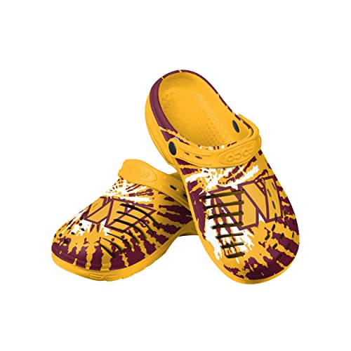 Image of FOCO Mens NFL Team Logo Tie-dye Garden Water Sandals Shoes Slipper Clogs with Strap