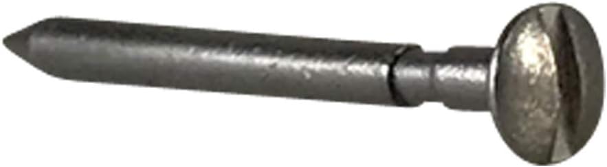 Pre Bent 1.5 Degree Pinewood Derby Steering Axle with Easy Turn Screw Driver Slot - Polished, Nickel Plated and Graphite-Coated (1 - one axle)