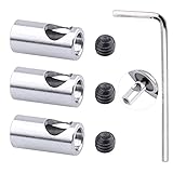 CrazyHobby Metal 1/8 inch 3.17mm to 5mm Shaft Adapter Coupling Coupler Motor Axle Change-Over Sleeve