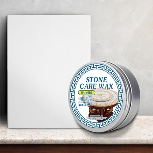 Cera pulidora de piedra - 200 g de cera para el cuidado de la piedra, mármol cuidado acristalamiento suelo cera azulejos impermeable agente de revestimiento de cera - imagen 2