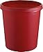Helit H6105825 - Objekt-Papierkorb, 18 Liter Volumen, rot