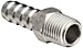 Dixon RN32 Stainless Steel 316 Hose Fitting, Insert, 1/4" NPT Male x 3/8" Hose ID Barbed