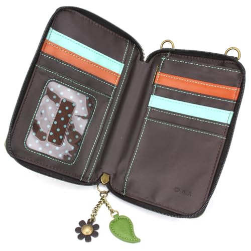 Image of CHALA Wallet Crossbody Cell Phone Purse - Women Faux Leather Multicolor Handbag with Adjustable Strap
