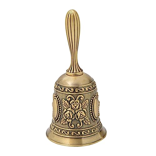 Homoyoyo Campana De Mano De Aleacion De Zinc Para Bares Restaurantes Recepciones y Decoracion Del Hogar Campana De Servicio Vintage