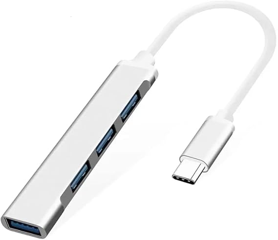 Coverzone Type-c To USB Hub 4 Port Çoklayıcı Macbook İle Uyumlu Çoğaltıcı Adaptör