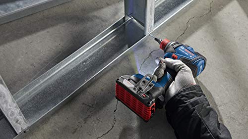 Bosch Gxl18V-240B22 18V 2-Tool Combo Kit With 1/2 In. Hammer Drill/Driver, 1/4 In. And 1/2 In. Two-In-One Bit/Socket Impact Driver And (2) 2.0 Ah Slimpack Batteries #TOP4