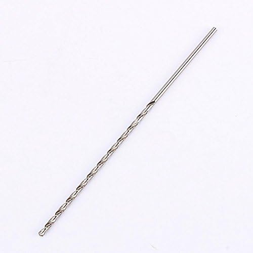 3mm HSS Twist Drill Bits, Extra Long High-speed Steel Spiral Drill Bit with Straight Shank for Hard Metal, Stainless Steel, Cast Iron and Other Hard Materials