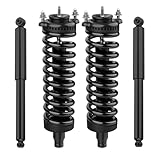 AUTOSAVER88 Front Complete Struts Rear Shocks and Coil Spring Assembly Compatible with 2002-2009 Chevy Trailblazer, 2002-2009 GMC Envoy, 2004-2007 Buick Rainier, 2005-2009 9-7x, 2003-2008 Ascender