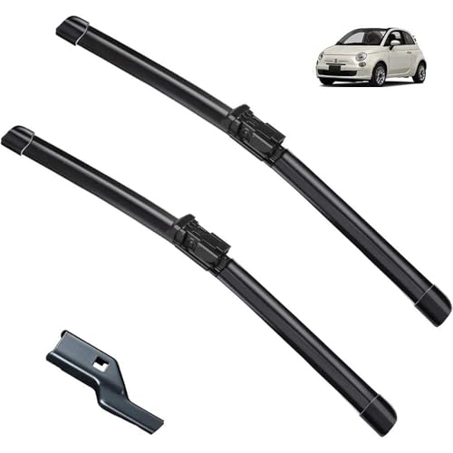Essuie-glaces Fiat Abarth 500 toutes conditions météo 24 14 et 12 pouces