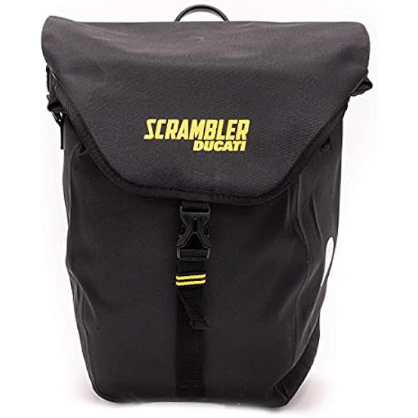 Ducati Scrambler torba na rower, tkanina ekologiczna, wodoodporna, system szybkiego zapinania/zwalniania