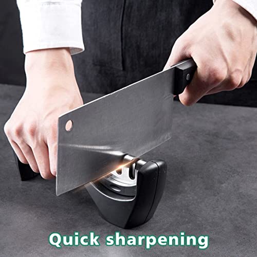 Image of Knife Sharpener Sharpener Tool Advanced Knife Sharpener for Kitchen, Rod Knife Sharpner Knives Sharpening Tool for Steel Knives,Knife sharpner Rod (PRO)