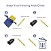 64 Pcs for Starkey Hear Clear Hearing Aid Wax Guards Filters Replacement Compatible with All Starkey Hearing Aids Models Hearing Aid Supplies Accessories Removal Cleaning Tool Kit