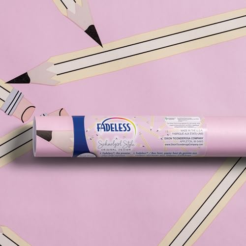 Fadeless Schoolgirl Style Bulletin Board Paper, Pencil Me in, 47.25\" x 25\', 1 Roll