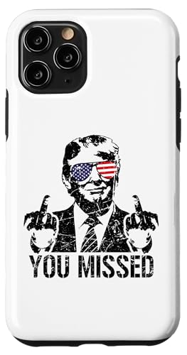 Custodia per iPhone 11 Pro Ti sei perso Trump 2024 Missed me tee