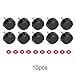 SPYMINNPOO Fishing Reel Screw,10 Pcs Practical Screw Covers with Gaskets for Fishing Reel Handle