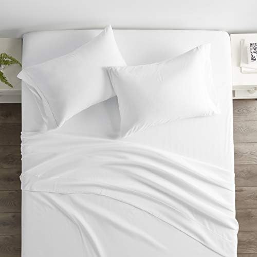 Sleep Restoration Luxury Bed Sheets with All-Natural Pure Aloe Vera Treatment - Eco-Friendly, Hypoallergenic 4-Piece Sheet Set Infused with Soothing and Moisturizing Aloe Vera - King - Olive