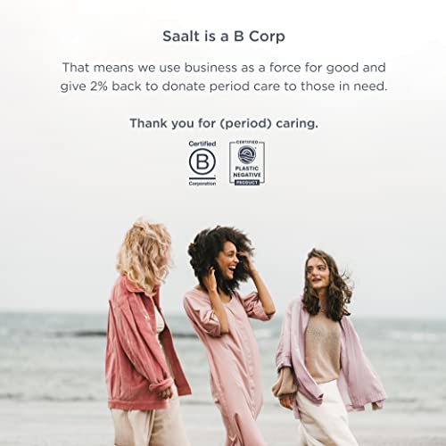 Saalt Menstrual Cup - Premium Design - Most Comfortable Period Cup - #1 Active Cup - Wear for 12 Hours - Soft, Flexible, Reusable Medical-Grade Silicone - Made in USA - Thumbnail 7