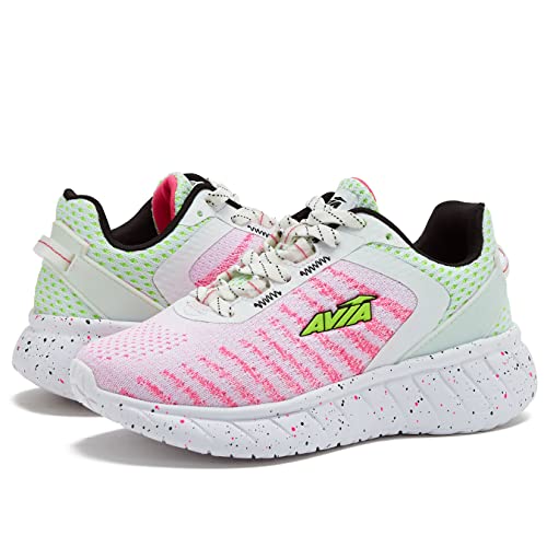 Avia Avi-Monsoon Slip On Girls Sneakers - Lightweight Athletic Running Shoes for Girls - Toddler, Little Kid, and Big Kid Sizes 11 to 62