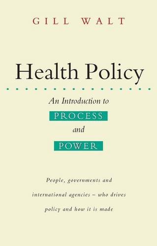 Image of [Health Policy: An Introduction to Process and Power] [By: Walt, Gill] [August, 1994]